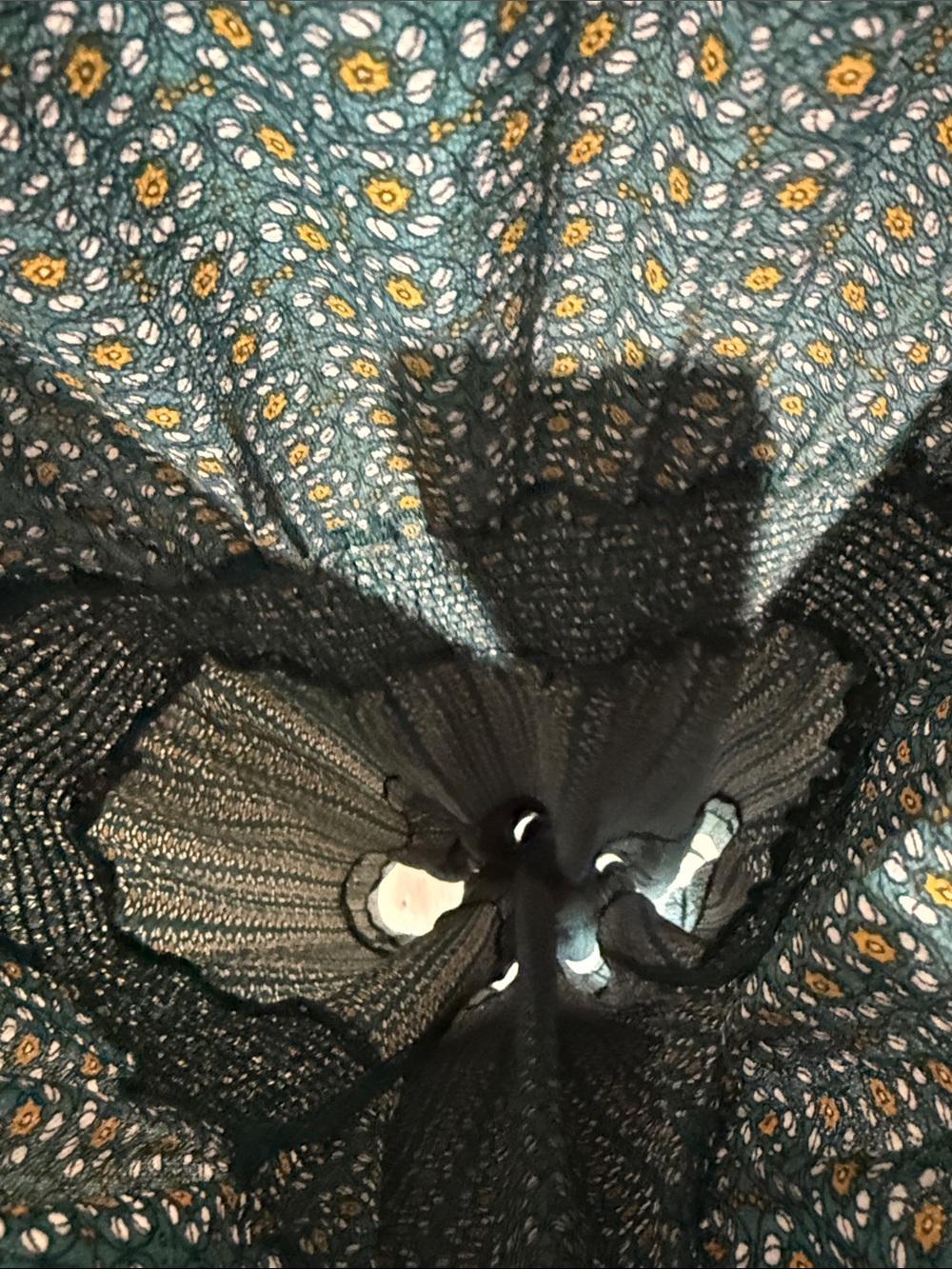 Max Studio Dark Teal Print Maxi Dress - Picture 11 of 15